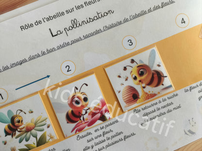 🌿 Fleurs & végétaux  3-5 ans - Matériel inclus