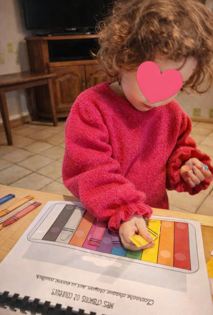 Mes petites mains se préparent pour la maternelle – Cahier d’activités réutilisable 2-3 ans