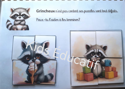 "Les émotions" livret  3-4 ans, pour apprendre à contrôler ses émotions.