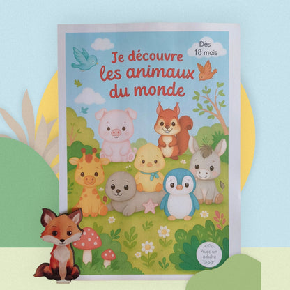 Mes petites mains découvrent les animaux du monde – Imagier dès 18 mois