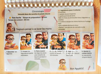 Livret de cuisine intéractif " au Fil des Saisons" dès 3 Ans