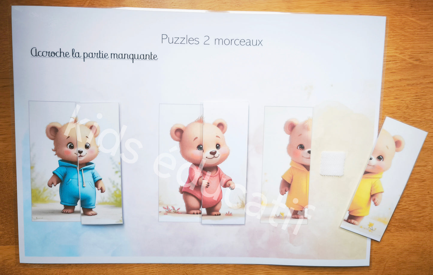 LIvret personnalisé "cadeau de Naissance jusqu'à 18 mois ,thème ourson