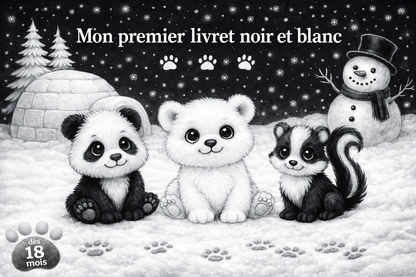 mon premier livret noir et Blanc 18 mois-3ans