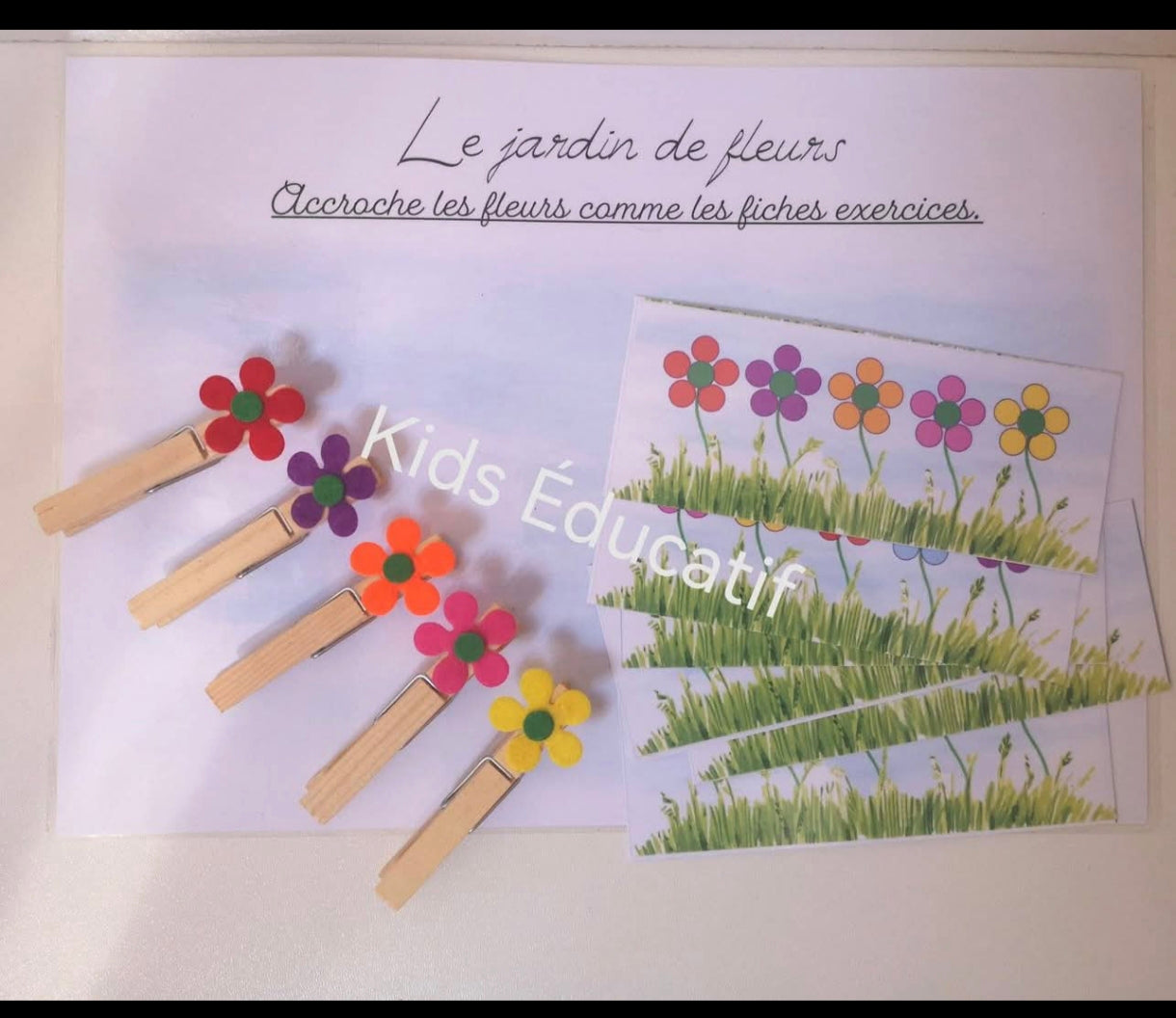 🌿 Fleurs & végétaux  3-5 ans - Matériel inclus
