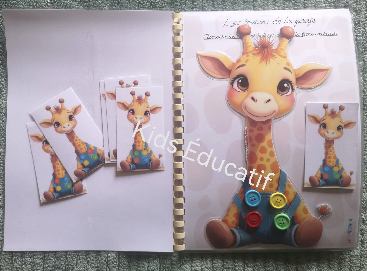 Livret activités manuelles, les animaux du monde, 3-4 ans, matériel fourni.