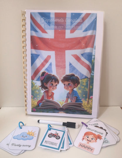 Apprentissage de l'anglais, livret multi-activités.