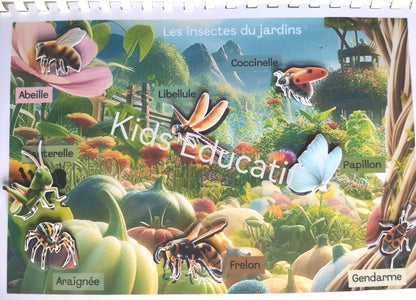 Livret les animaux du monde,  vocabulaires, 3-6 ans
