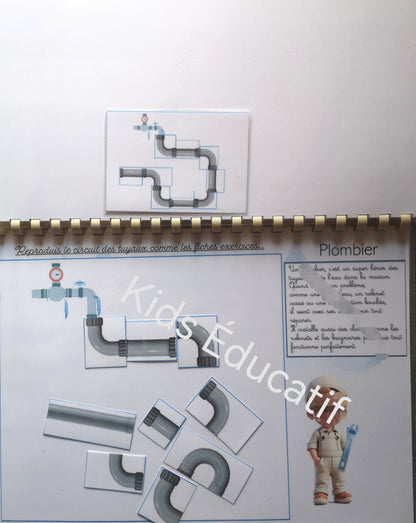 Mes petites mains découvrent les métiers – Cahier d’activités 5-6 ans