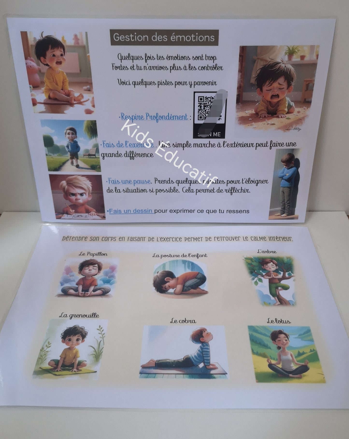 "Les émotions" 5-6 ans. livret pour apprendre à reprendre le contrôle de ses émotions
