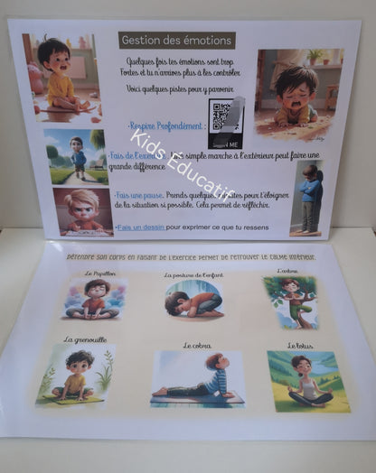 "Les émotions" 5-6 ans. livret pour apprendre à reprendre le contrôle de ses émotions