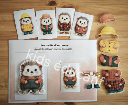 livret éducatif pour la maternelle "automne", Multi activités,2-3ans