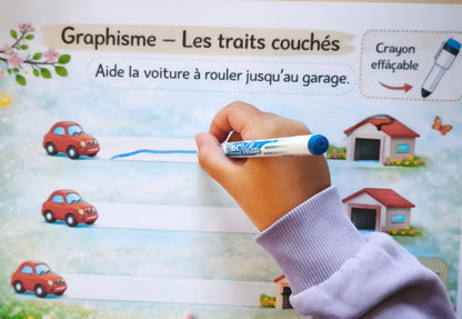 Mes petites mains se préparent pour l'écriture- cahier spécial graphisme- Petites section