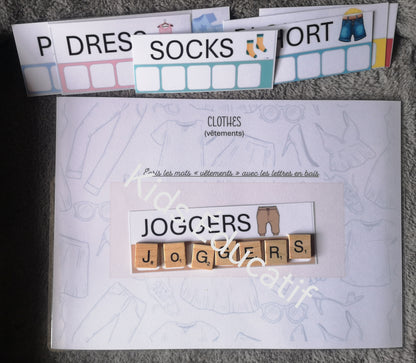 Apprentissage de l'anglais, livret multi-activités.
