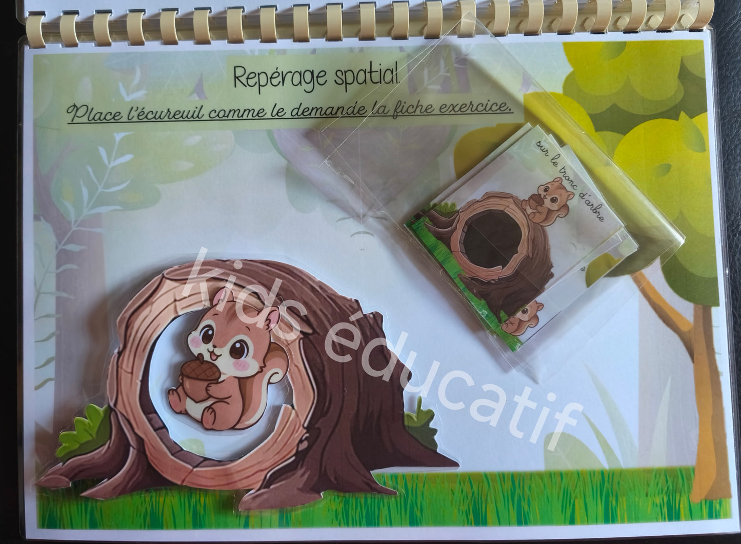 Animaux de la forêt 3-4 ans – Livret éducatif  avec activités de manipulation