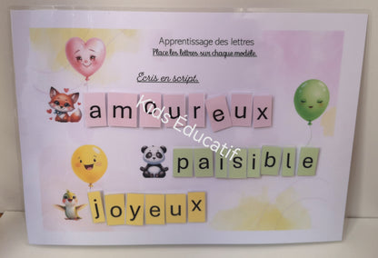"Les émotions" 5-6 ans. livret pour apprendre à reprendre le contrôle de ses émotions