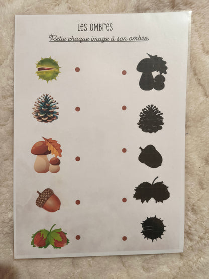 livret éducatif pour la maternelle "automne", Multi activités,2-3ans