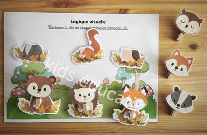 livret éducatif pour la maternelle "automne", Multi activités,2-3ans