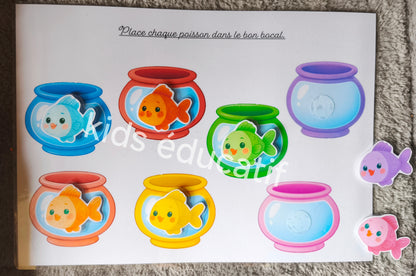 j'apprends les couleurs avec les animaux, dès 18 mois