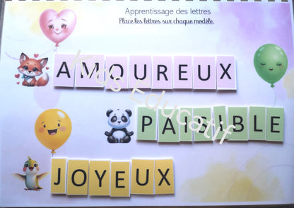 "Les émotions" livret  3-4 ans, pour apprendre à contrôler ses émotions.