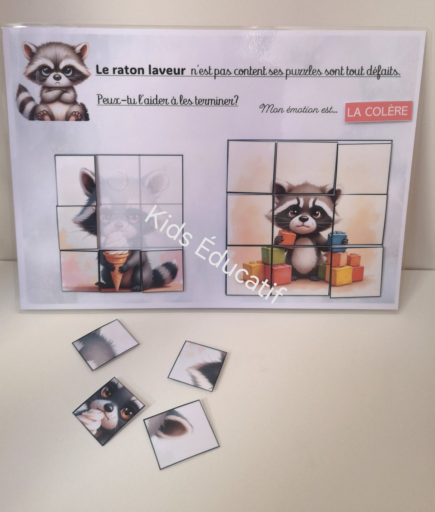 "Les émotions" 5-6 ans. livret pour apprendre à reprendre le contrôle de ses émotions