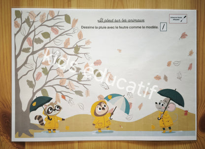 livret éducatif pour la maternelle "automne", Multi activités,2-3ans