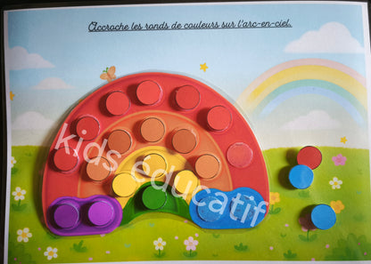 j'apprends les couleurs avec les animaux, dès 18 mois