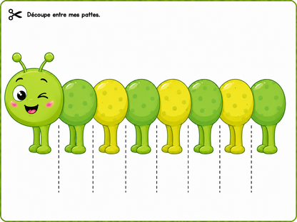 Fiches de découpage – Attention aux petites bêtes. Des créations à conserver