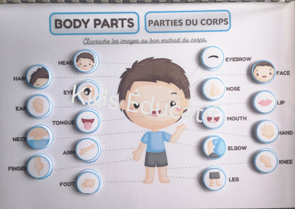 Apprentissage de l'anglais, livret multi-activités.