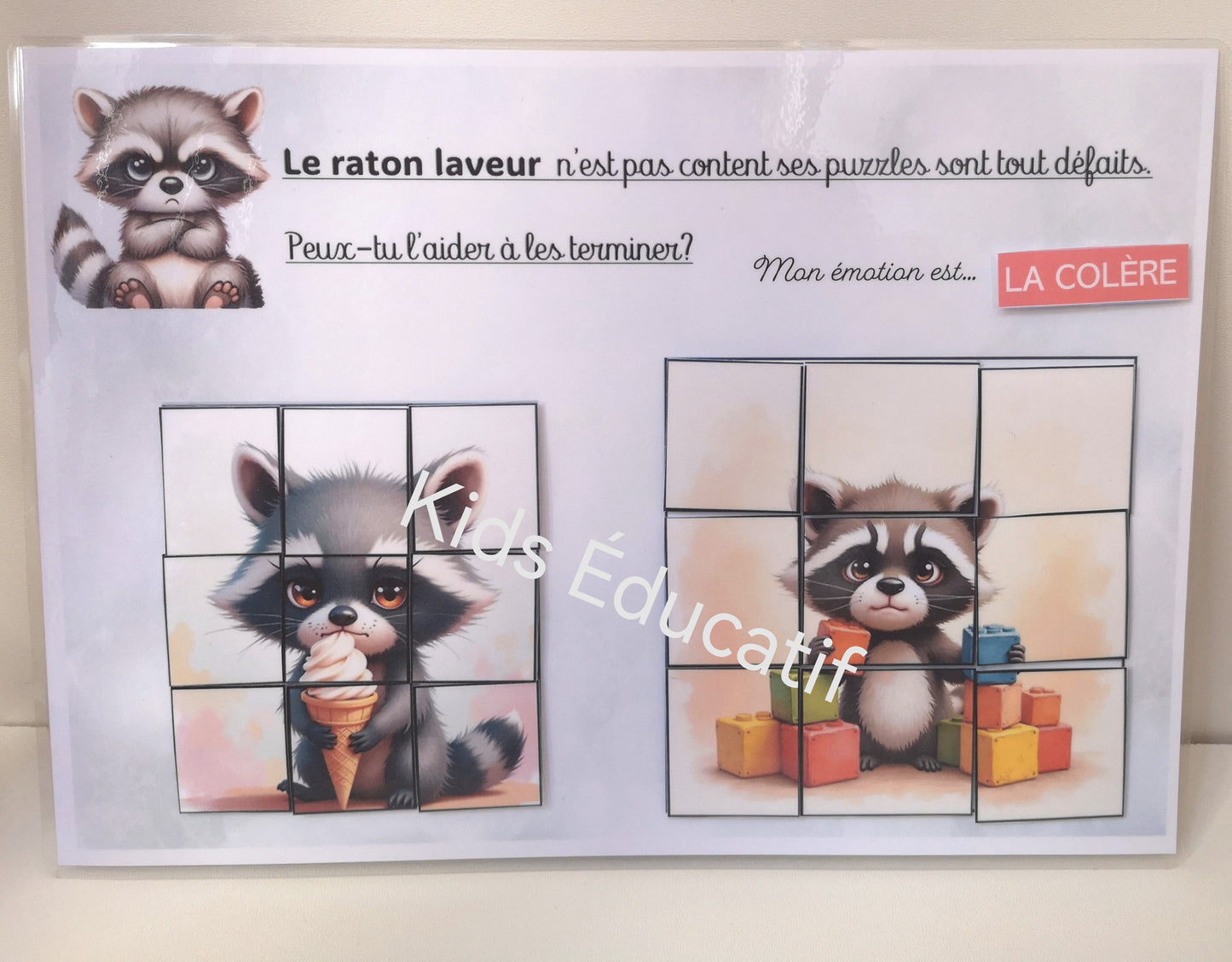 "Les émotions" 5-6 ans. livret pour apprendre à reprendre le contrôle de ses émotions
