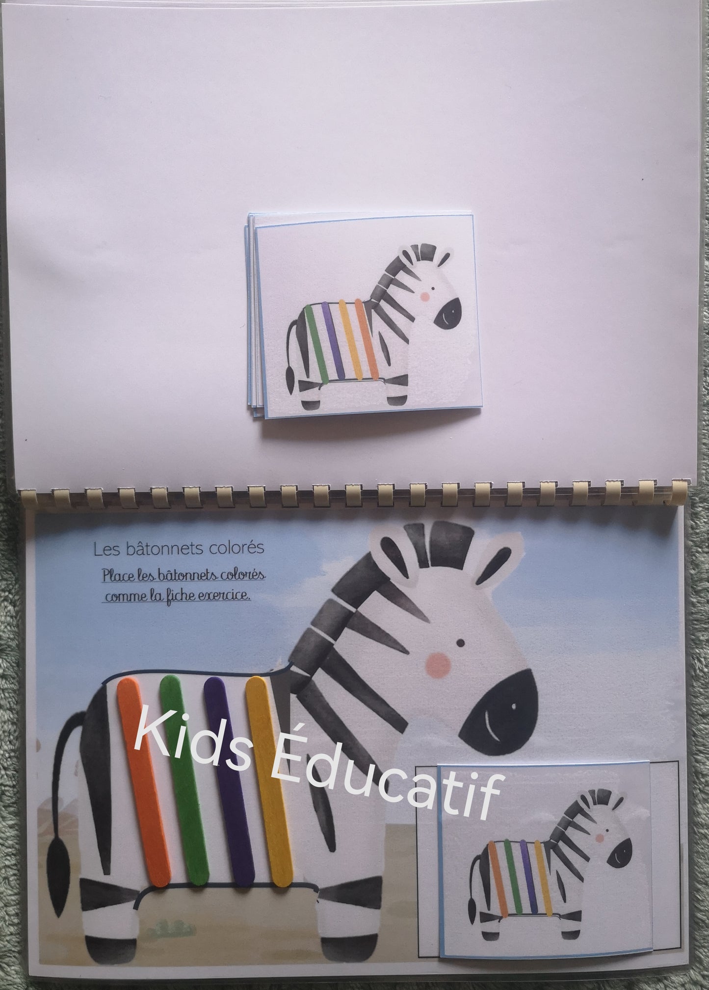 Livret activités manuelles, les animaux du monde, 3-4 ans, matériel fourni.