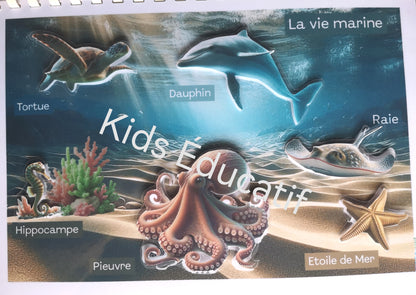 Livret les animaux du monde,  vocabulaires, 3-6 ans
