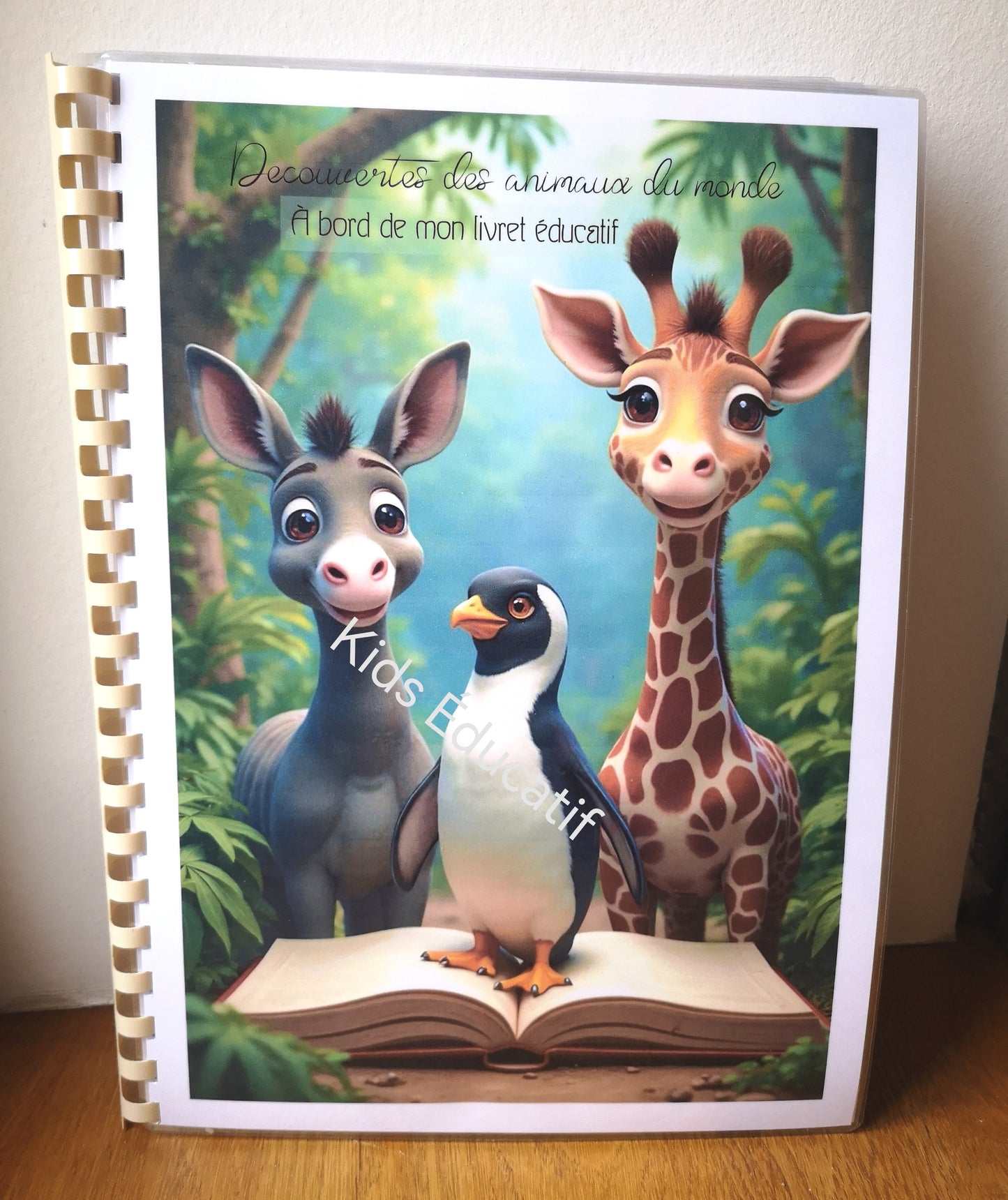 Livret les animaux du monde,  vocabulaires, 3-6 ans