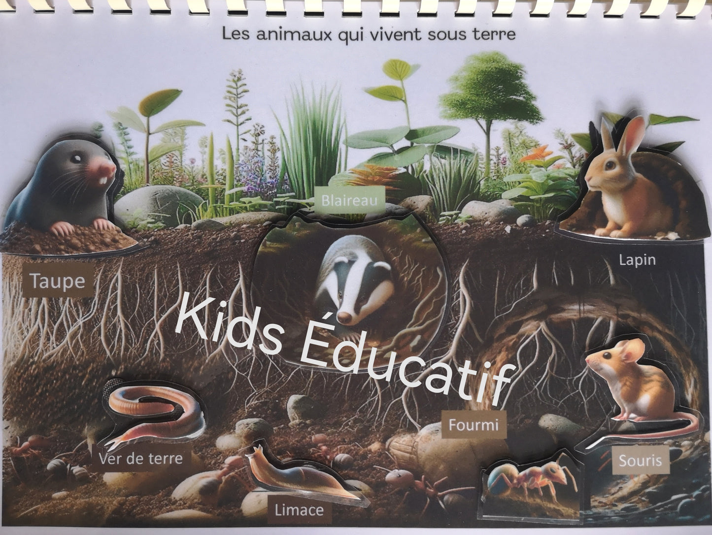 Livret les animaux du monde,  vocabulaires, 3-6 ans