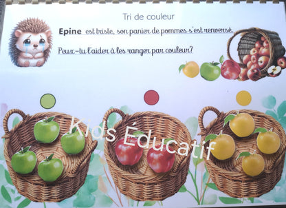 "Les émotions" livret  3-4 ans, pour apprendre à contrôler ses émotions.