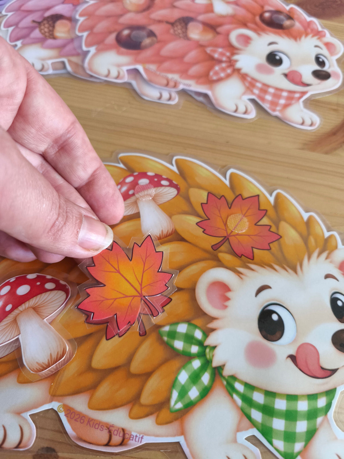 À table, Hérisson ! – Jeu éducatif physique en pochette